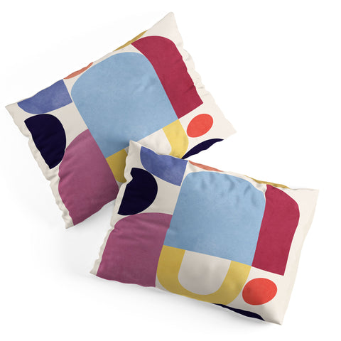 Gaite Abstract Shapes 55 Pillow Shams