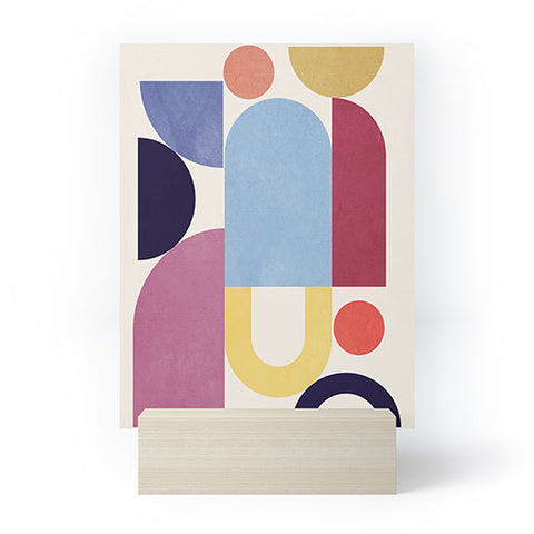 Gaite Abstract Shapes 55 Mini Art Print