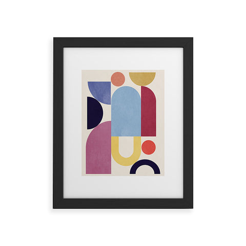 Gaite Abstract Shapes 55 Framed Art Print