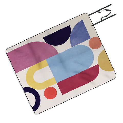 Gaite Abstract Shapes 55 Picnic Blanket