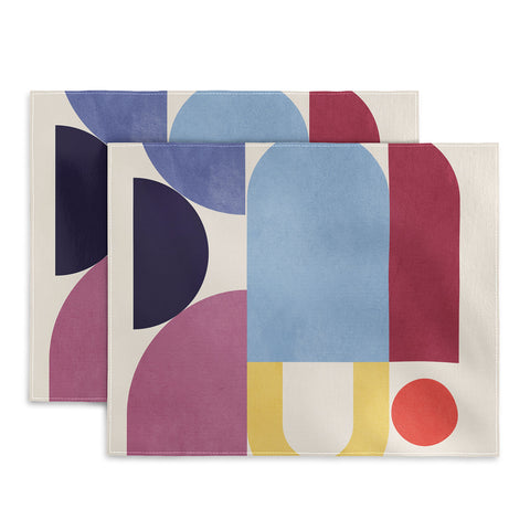 Gaite Abstract Shapes 55 Placemat