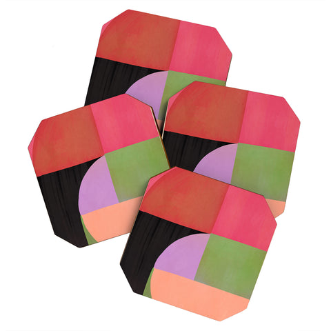 Gaite Abstract Shapes 61 Coaster Set