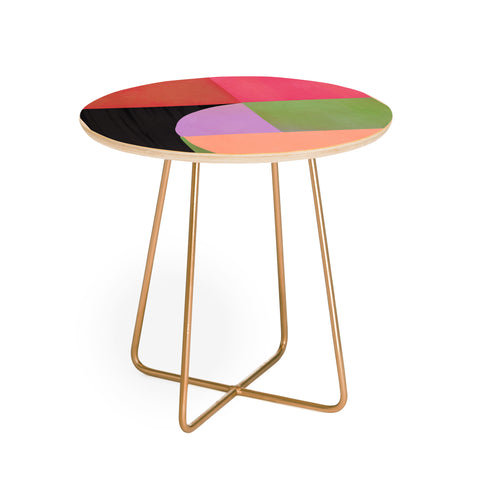 Gaite Abstract Shapes 61 Round Side Table
