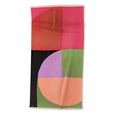 Gaite Abstract Shapes 61 Beach Towel