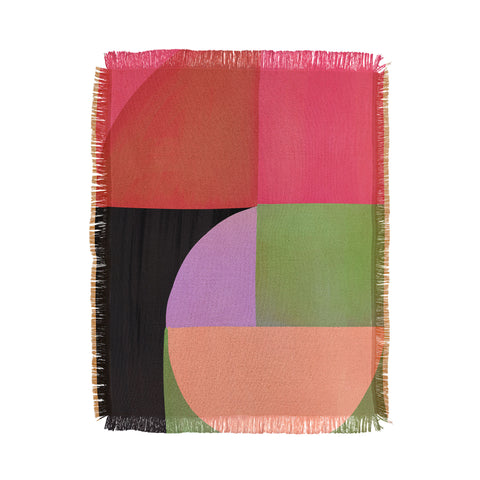 Gaite Abstract Shapes 61 Throw Blanket