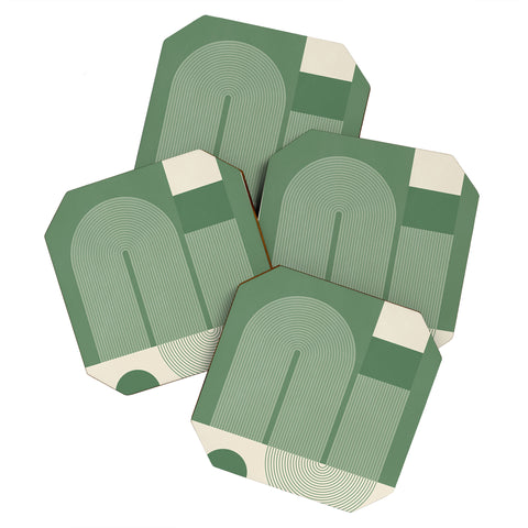 Gaite Abstract Shapes78 Coaster Set