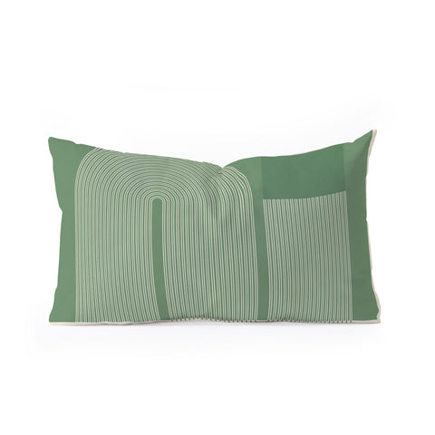 Gaite Abstract Shapes78 Oblong Throw Pillow