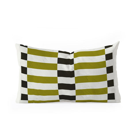 Gaite Abstraction 7 Oblong Throw Pillow