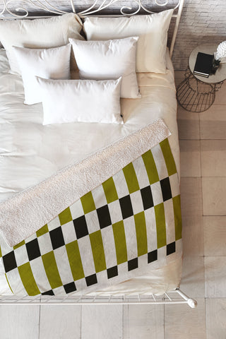 Gaite Abstraction 7 Fleece Throw Blanket