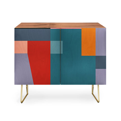 Gaite geometric abstract 252 Credenza
