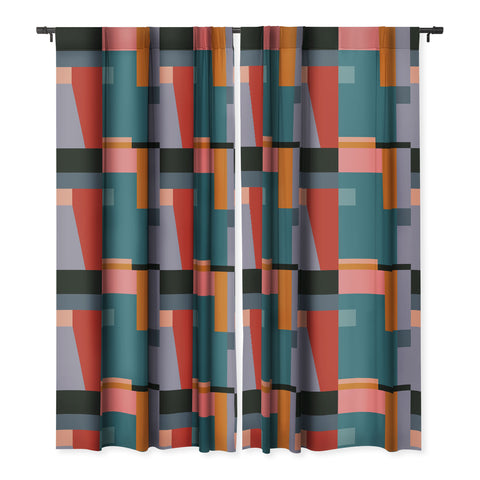 Gaite geometric abstract 252 Blackout Window Curtain