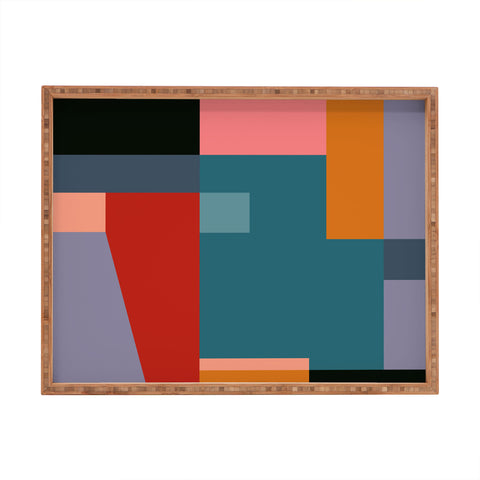 Gaite geometric abstract 252 Rectangular Tray