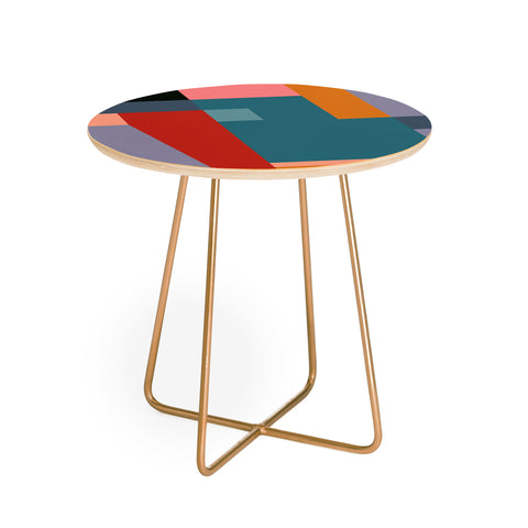 Gaite geometric abstract 252 Round Side Table