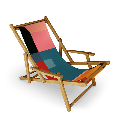 Gaite geometric abstract 252 Sling Chair