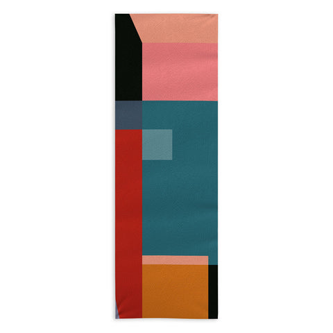 Gaite geometric abstract 252 Yoga Towel