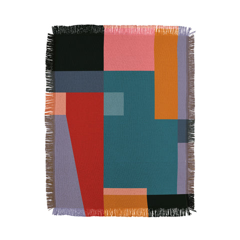 Gaite geometric abstract 252 Throw Blanket