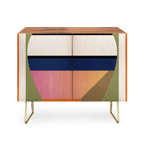 Gaite Geometric Abstract Vase 3 Credenza