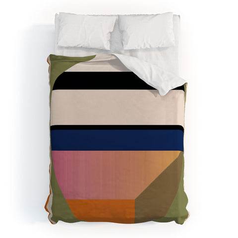 Gaite Geometric Abstract Vase 3 Duvet Cover
