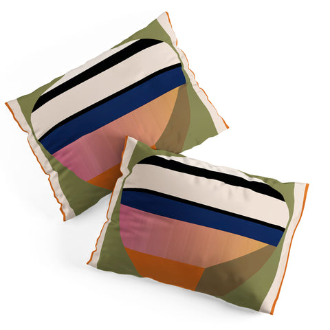 Gaite Geometric Abstract Vase 3 Pillow Shams