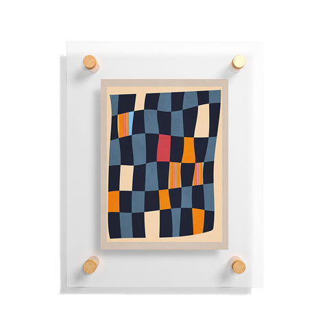 Gaite Geometric Abstraction 238 Floating Acrylic Print