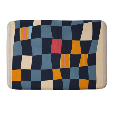 Gaite Geometric Abstraction 238 Memory Foam Bath Mat