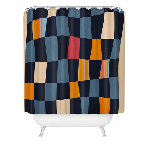 Gaite Geometric Abstraction 238 Shower Curtain