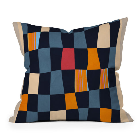 Gaite Geometric Abstraction 238 Outdoor Throw Pillow