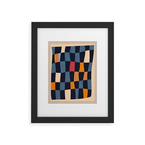 Gaite Geometric Abstraction 238 Framed Art Print