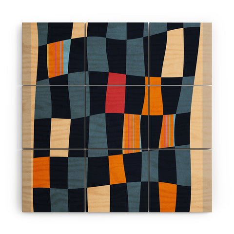 Gaite Geometric Abstraction 238 Wood Wall Mural