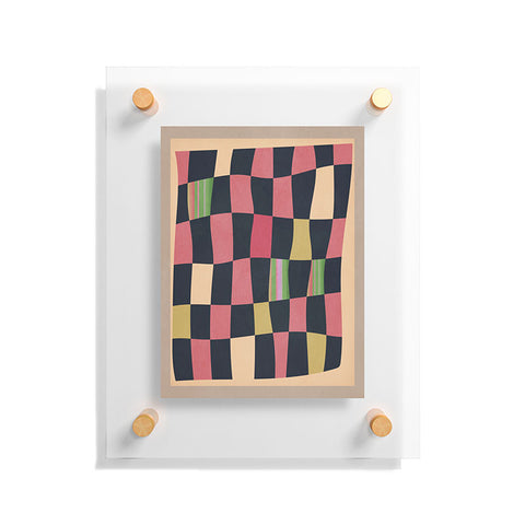 Gaite Geometric Abstraction 241 Floating Acrylic Print