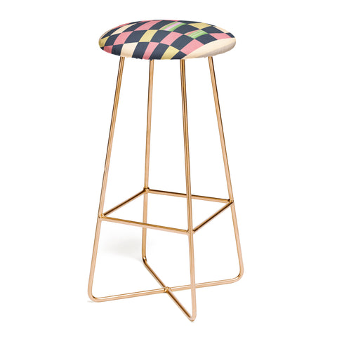 Gaite Geometric Abstraction 241 Bar Stool