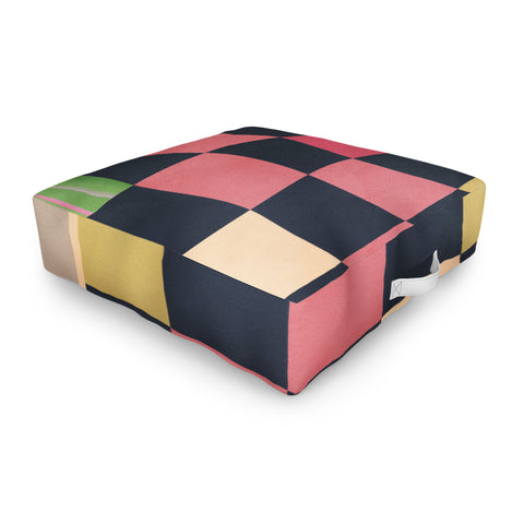 Gaite Geometric Abstraction 241 Outdoor Floor Cushion