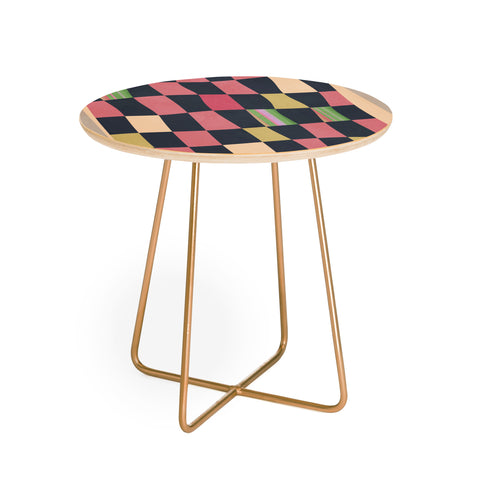 Gaite Geometric Abstraction 241 Round Side Table