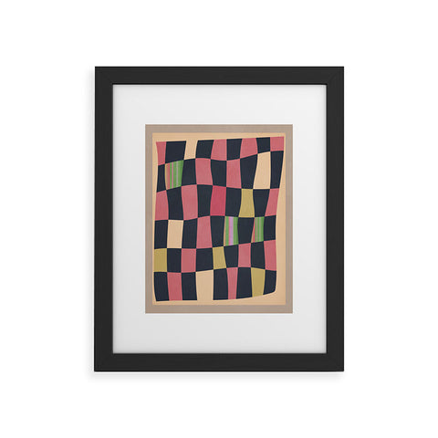 Gaite Geometric Abstraction 241 Framed Art Print