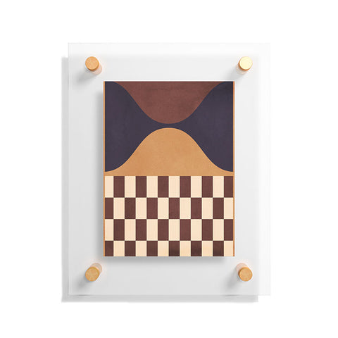 Gaite Geometric Abstraction 262 Floating Acrylic Print