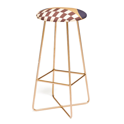 Gaite Geometric Abstraction 262 Bar Stool