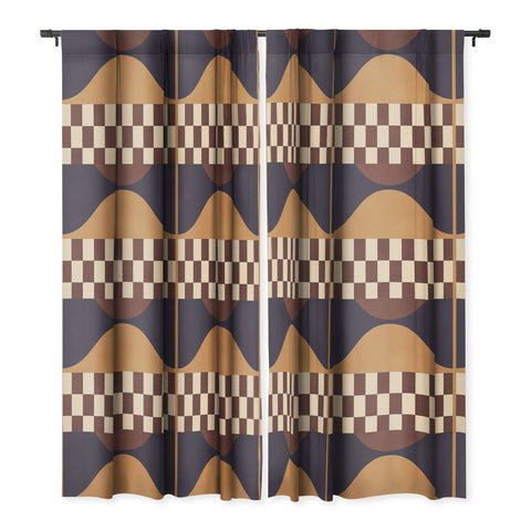 Gaite Geometric Abstraction 262 Blackout Window Curtain