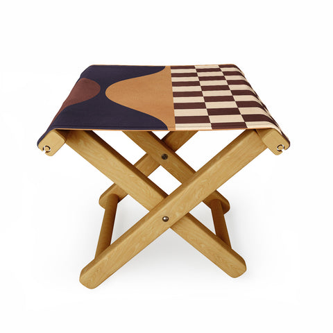 Gaite Geometric Abstraction 262 Folding Stool