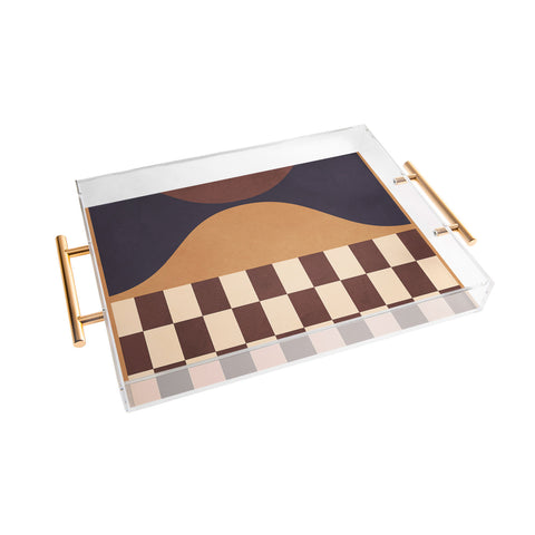Gaite Geometric Abstraction 262 Acrylic Tray