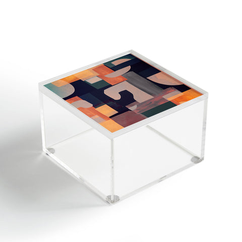 Gaite Geometric Collage 4 Acrylic Box