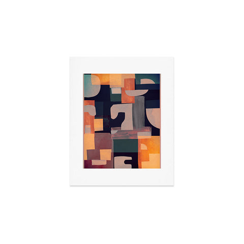 Gaite Geometric Collage 4 Art Print