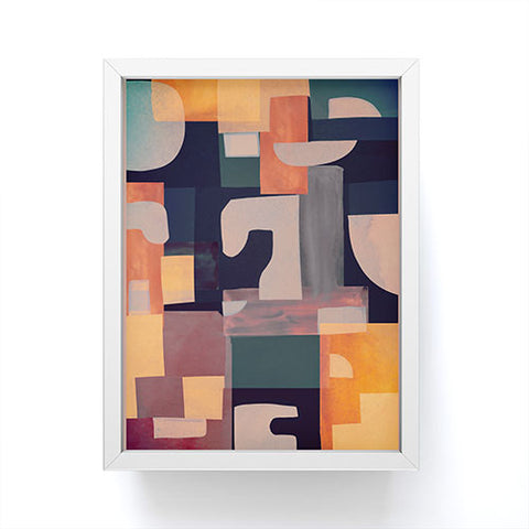 Gaite Geometric Collage 4 Framed Mini Art Print