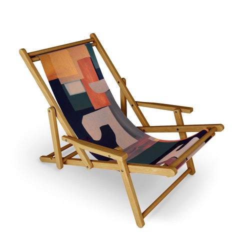 Gaite Geometric Collage 4 Sling Chair