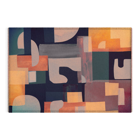 Gaite Geometric Collage 4 Outdoor Rug