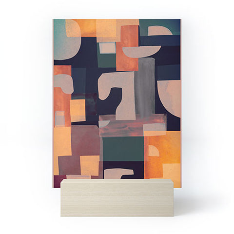 Gaite Geometric Collage 4 Mini Art Print