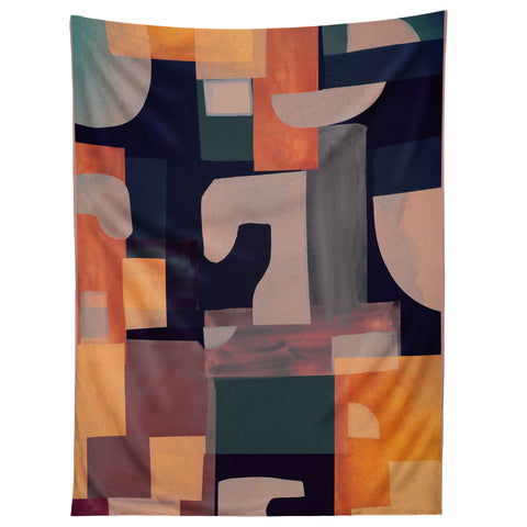 Gaite Geometric Collage 4 Tapestry