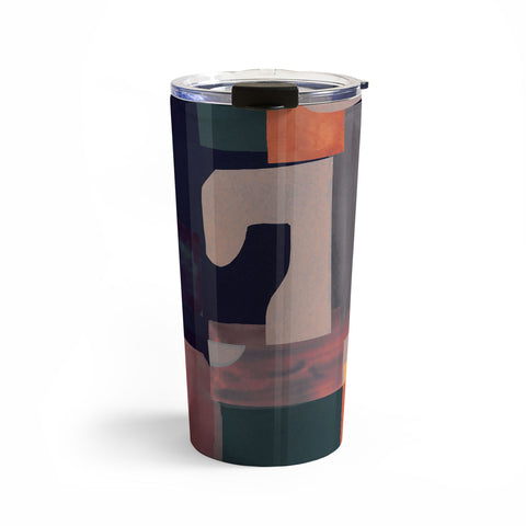 Gaite Geometric Collage 4 Travel Mug