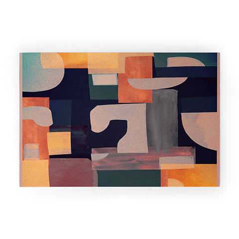 Gaite Geometric Collage 4 Welcome Mat