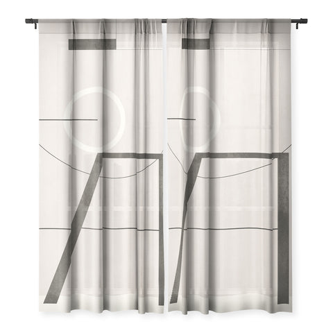 Gaite Geometric Shapes 17 Sheer Non Repeat