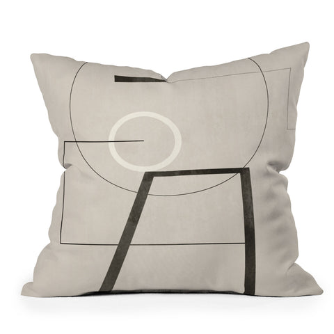 Gaite Geometric Shapes 17 Outdoor Throw Pillow